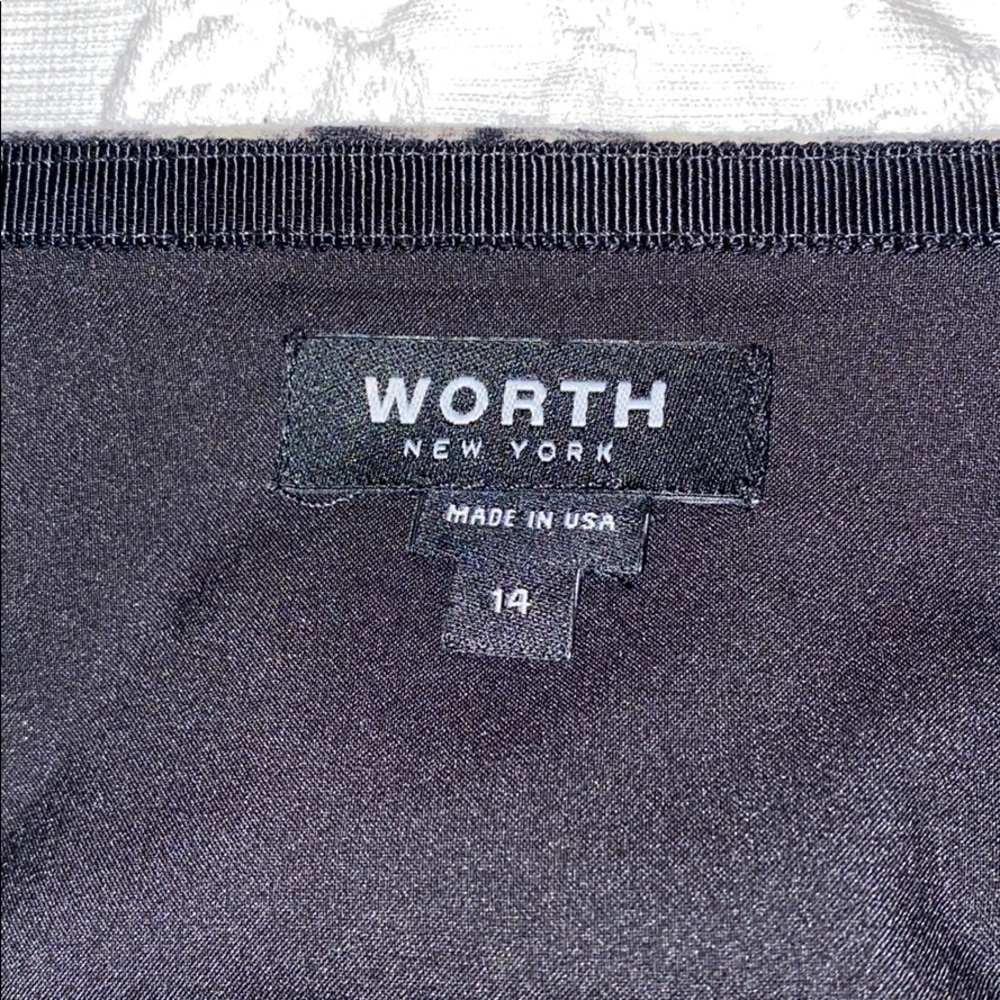 Worth 100% Wool Black & White Skirt Size 14 - Picture 4 of 13